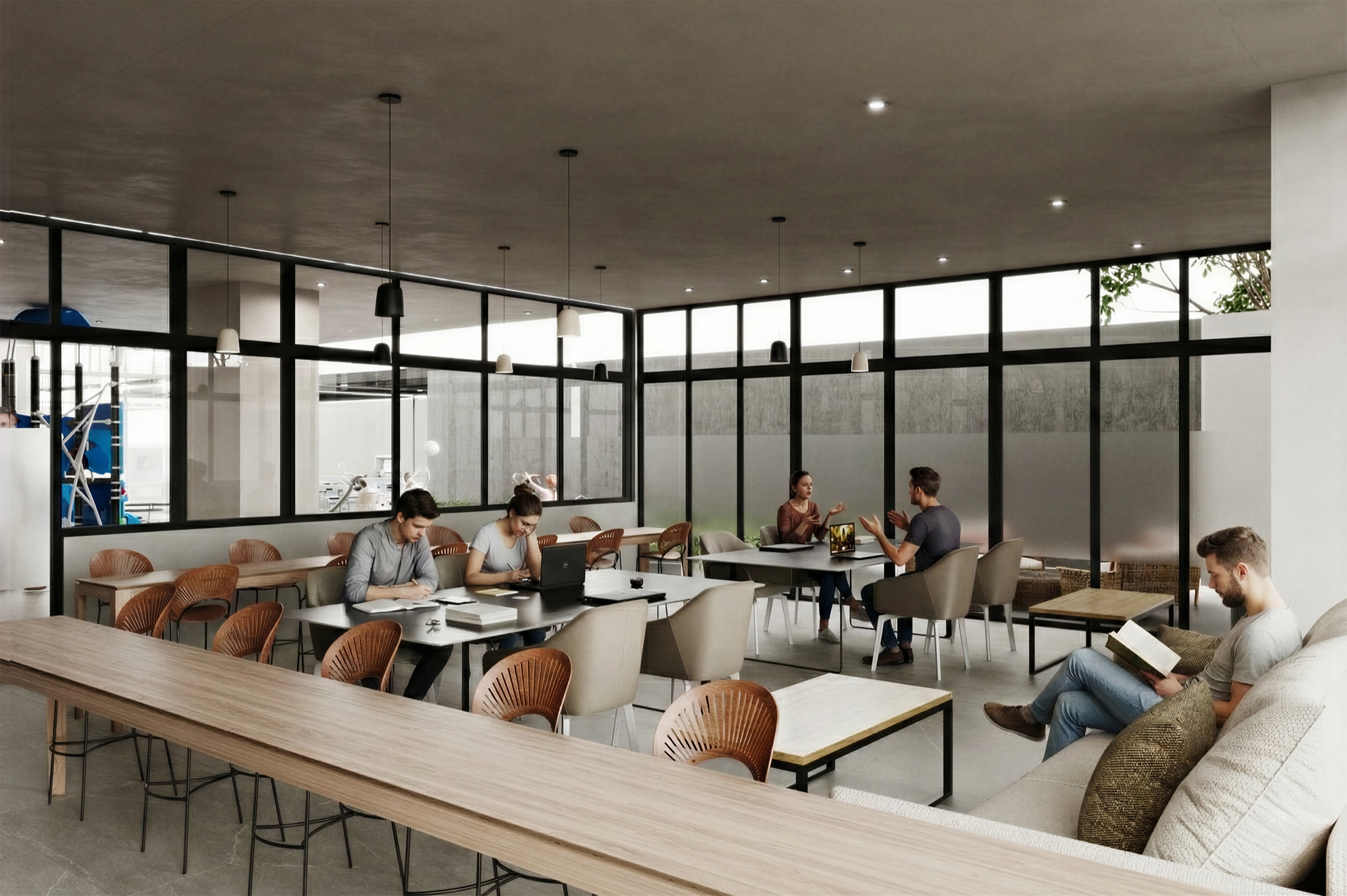 Coworking y centro de negocios