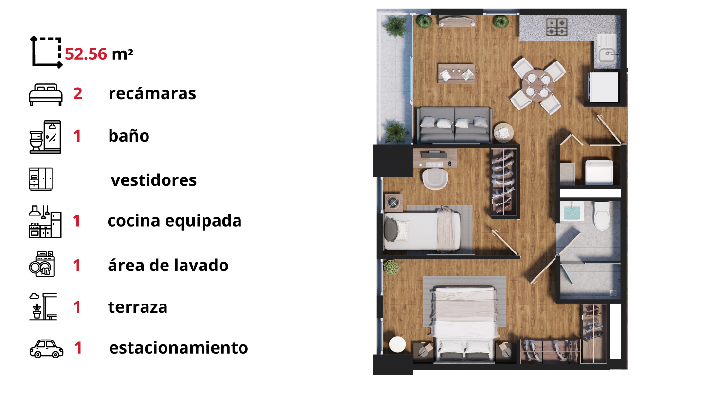 Torre C | Tipo C